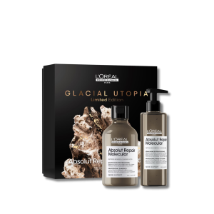 L'OREAL ABSOLUT REPAIR MOLECULAR Glacial Utopia zestaw | szampon + serum