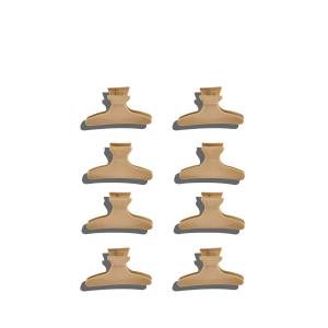 KEVIN MURPHY AKCESORIA CURL.CLIPS szerokie klipsy do włosów 8 szt