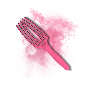 OLIVIA GARDEN FINGERBRUSH COMBO M szczotka z włosiem dzika | Hot Pink - image 2