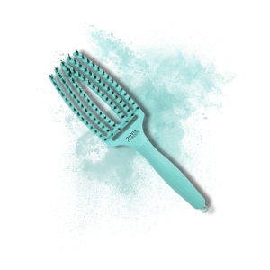 OLIVIA GARDEN FINGERBRUSH COMBO M szczotka z włosiem dzika | Mint Mięta - image 2