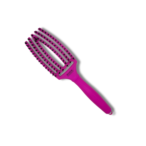 OLIVIA GARDEN FINGERBRUSH COMBO M szczotka z włosiem dzika | Neon Purple