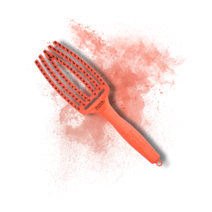 OLIVIA GARDEN FINGERBRUSH COMBO M szczotka z włosiem dzika | Orange Dream - image 2