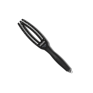 OLIVIA GARDEN FINGERBRUSH COMBO S szczotka z włosiem dzika | Black Czarna