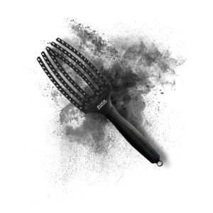 OLIVIA GARDEN FINGERBRUSH IONIC M szczotka do rozczesywania | Black Czarna - image 2