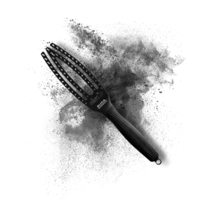 OLIVIA GARDEN FINGERBRUSH IONIC S szczotka do rozczesywania | Black Czarna - image 2