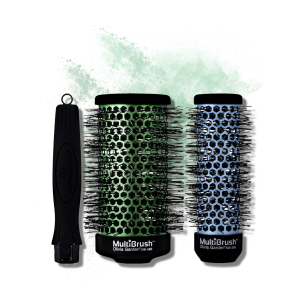 OLIVIA GARDEN MULTIBRUSH 3 KIT zestaw szczotek | rączka + 36 mm i 56 mm - image 2