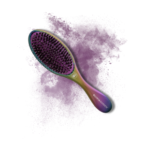 OLIVIA GARDEN STYLER M szczotka z włosiem dzika | Aurora Violet fioletowa - image 2