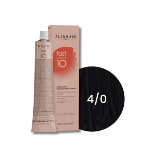 ALTER EGO FAST COLOR 10 MINUT trwała farba krem koloryzujacy 100 ml | 4/0