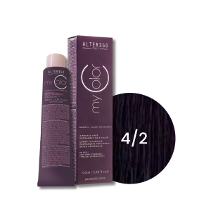 ALTER EGO MY COLOR trwała farba do włosów bez amoniaku 100 ml | 4/2