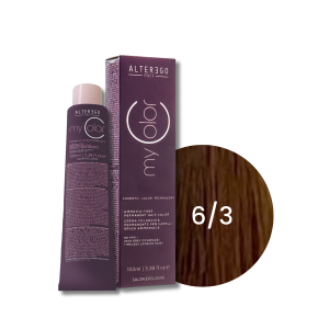 ALTER EGO MY COLOR trwała farba do włosów bez amoniaku 100 ml | 6/3