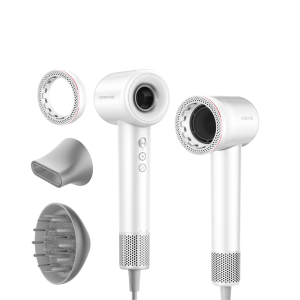 COSHARE HD10E SuperFlow1 PRO suszarka do włosów 1600W + ION | Biała - image 2