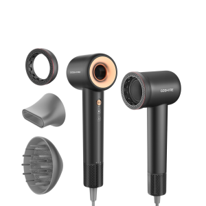 COSHARE HD10E SuperFlow1 PRO suszarka do włosów 1600W + ION | Czarna - image 2