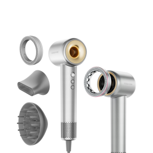 COSHARE HD10E SuperFlow1 PRO suszarka do włosów 1600W + ION | Srebrna - image 2