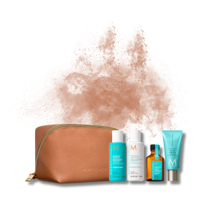 MOROCCANOIL Hydration zestaw podróżny w beżowej kosmetyczce | Nawilżenie - image 2