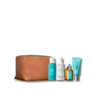 MOROCCANOIL Volume zestaw podróżny w beżowej kosmetyczce | Objętość