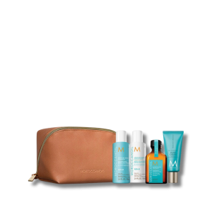 MOROCCANOIL Repair zestaw podróżny w beżowej kosmetyczce | Odbudowa