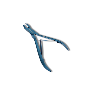 PROGLINE cążki do skórek tytanowe niebieskie m. 10cm ostrze 5mm | CN704.STB