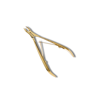 PROGLINE cążki do skórek tytanowe złote poler 10cm ostrze 7mm | CN119.TG