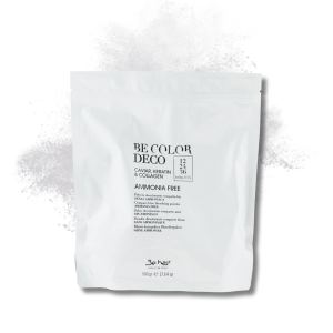 BE HAIR BE COLOR Deco 12-24-36 min niebieski rozjaśniacz bez amoniaku 500 g - image 2