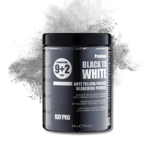 KAYPRO BLACK TO WHITE rozjaśniacz w proszku czarny 9+2 tony 500 g - image 2