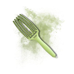 OLIVIA GARDEN FINGERBRUSH DOLCE VITA szczotka do włosów | Green Pistachio - image 2