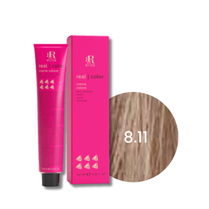 RR LINE REAL COLOR profesjonalna farba do włosów w kremie 100 ml | 8.11