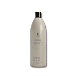 RR LINE REAL SILVER szampon przeciw żółtym tonom do włosów blond 1000 ml