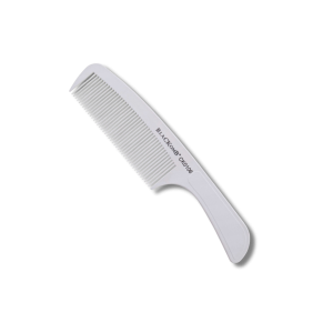 BLACKOMB ceramiczny grzebień fryzjerski do rozczesywania biały | CK0106