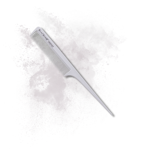 BLACKOMB ceramiczny grzebień fryzjerski ze szpikulcem biały | CK0101 - image 2