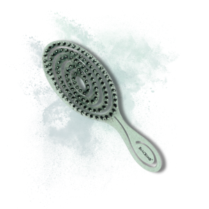 BLACKOMB ECO szczotka do rozczesywania z włosiem dzika eko słoma | Zielona - image 2