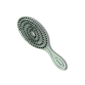 BLACKOMB ECO szczotka do rozczesywania z włosiem dzika eko słoma | Zielona