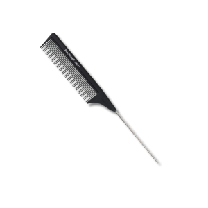 BLACKOMB grzebień do tapirowania włosów z metalowym szpikulcem karbonowy