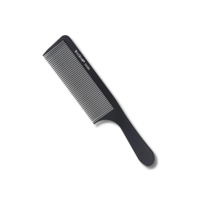 BLACKOMB grzebień fryzjerski do strzyżenia włosów męski karbonowy czarny