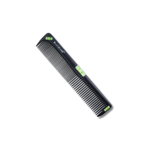 BLACKOMB grzebień fryzjerski do strzyżenia z poziomicą 3 poziomicami czarny
