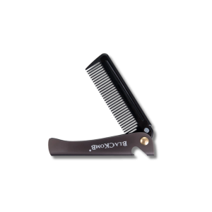 BLACKOMB składany grzebień do układania włosów brody metal 11-20 x 3 x 1 cm