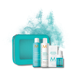 MOROCCANOIL HYDRATION Daily Rituals zestaw nawilżający + kosmetyczka - image 2