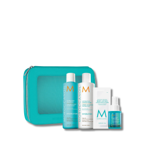 MOROCCANOIL HYDRATION Daily Rituals zestaw nawilżający + kosmetyczka