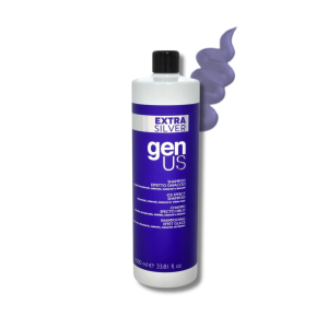 GENUS EXTRA SILVER szampon neutralizujący żółte odcienie efekt lodu 1000 ml - image 2