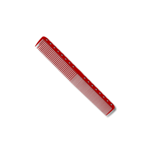Y.S. PARK 339 profesjonalny grzebień fryzjerski do strzyżenia | Czerwony
