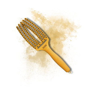 OLIVIA GARDEN FINGERBRUSH COMBO M szczotka z włosiem dzika | Sunflower - image 2