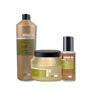 KAYPRO ARGAN OIL zestaw | szampon 1000 ml + maska 500 ml + serum 100 ml