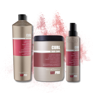 KAYPRO CURL zestaw loki | szampon 1000 ml + odżywka 1000 ml + spray 200 ml - image 2