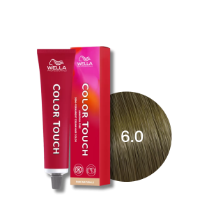 WELLA COLOR TOUCH półtrwała farba krem bez amoniaku 60 ml | 6/0