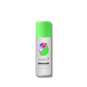 SIBEL HAIR COLOUR SPRAY FLUO lakier fluorescencyjny 125 ml | Zielony