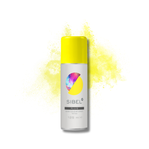 SIBEL HAIR COLOUR SPRAY FLUO lakier fluorescencyjny 125 ml | Żółty - image 2