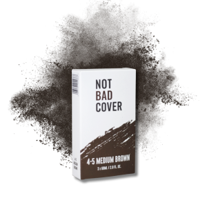 NOT BAD STUFF COVER farba do włosów i brody 3 x 60 ml | 4-5 medium brown - image 2