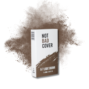 NOT BAD STUFF COVER farba do włosów i brody 3 x 60 ml | 6-7 light brown - image 2