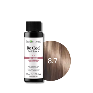 BIOELIXIRE BE COOL SOFT TOUCH kwasowa farba do włosów olejowa 60 ml | 8.7