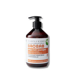 BIOELIXIRE ESSENTIAL Vegan Baobab szampon nawilżający do włosów 500 ml