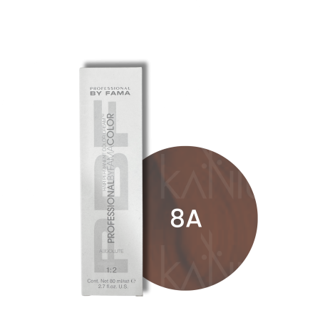 BY FAMA ABSOLUTE profesjonalna trwała farba do włosów 80 ml | 8A
